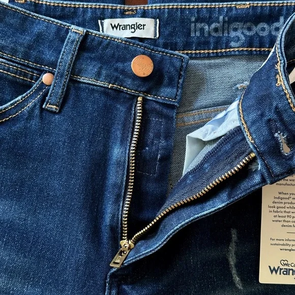 Wrangler Wild West 603 High Rise Straight Jeans 24 X 28 - Picture 10 of 16